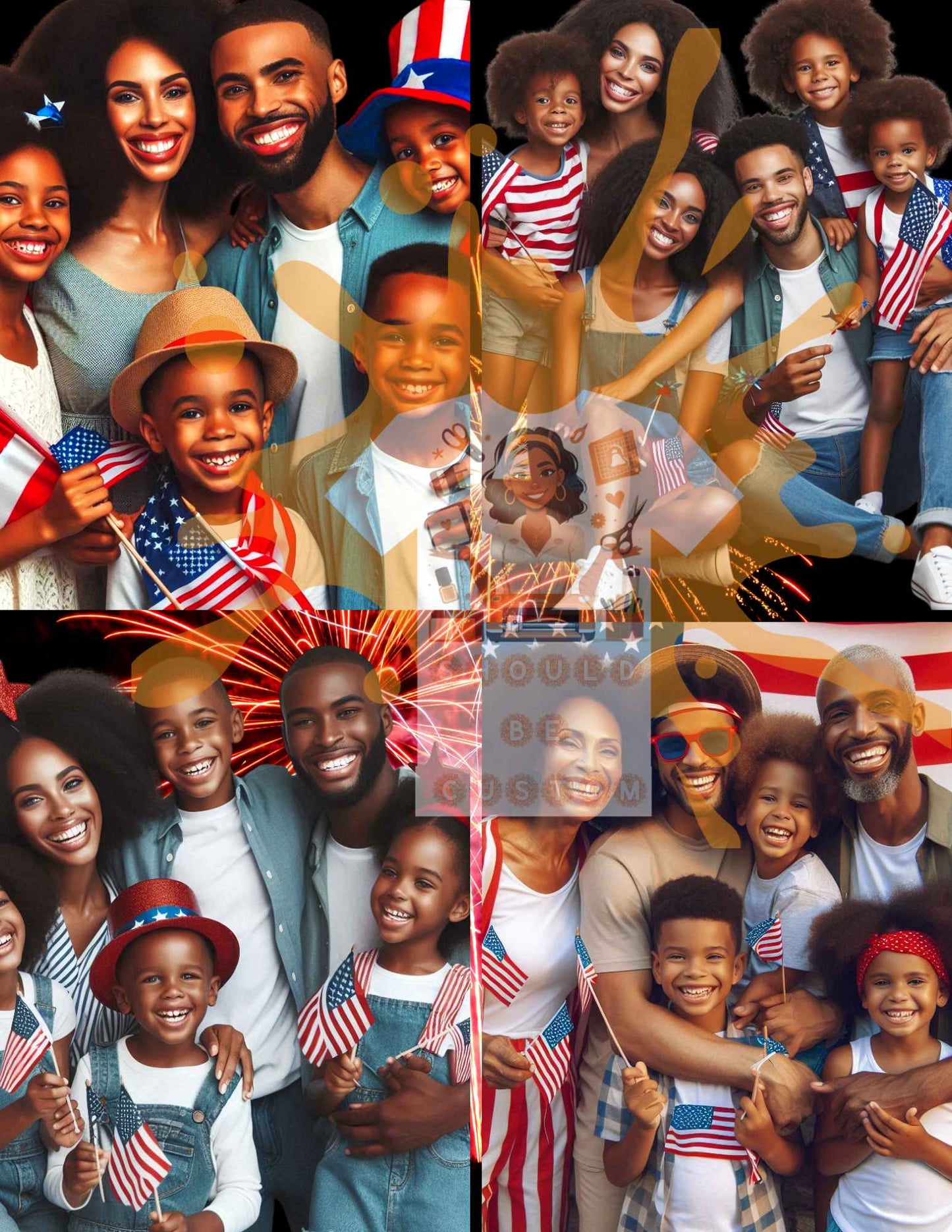 Get EVERYTHING ~ 4th of July MEGA BUNDLE - Mockups included ~ Save Money by purchasing the bundle!!