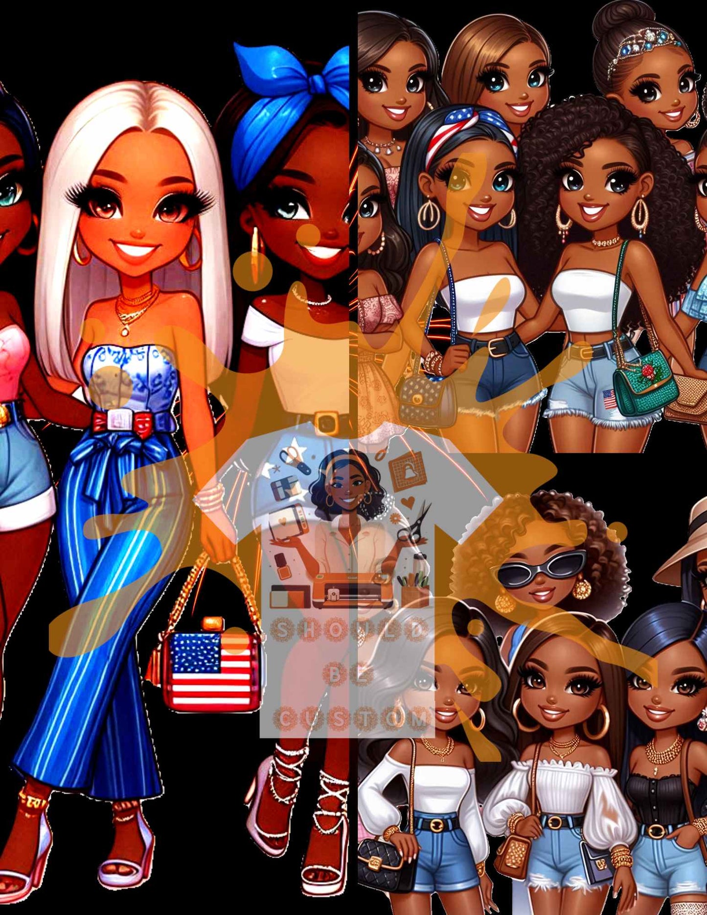 Get EVERYTHING ~ 4th of July MEGA BUNDLE - Mockups included ~ Save Money by purchasing the bundle!!