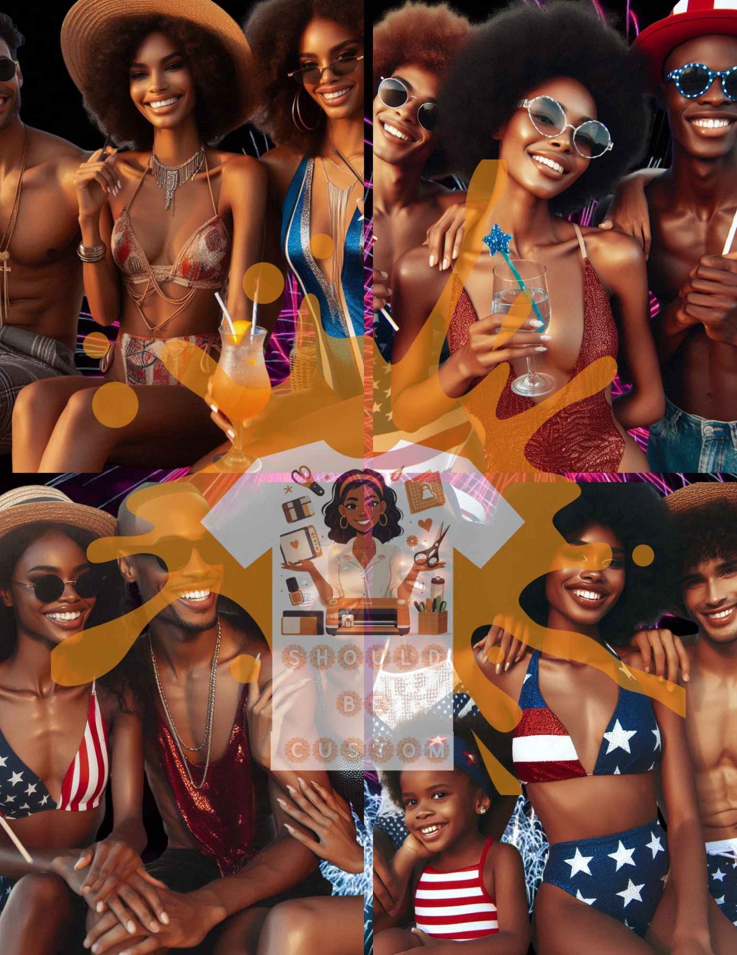 Get EVERYTHING ~ 4th of July MEGA BUNDLE - Mockups included ~ Save Money by purchasing the bundle!!